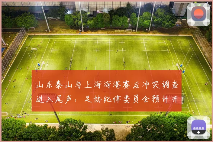 山东泰山与上海海港赛后冲突调查进入尾声，足协纪律委员会预计开出5张罚单